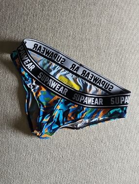 Men’s SUPAWEAR Camo Color Printed Briefs
